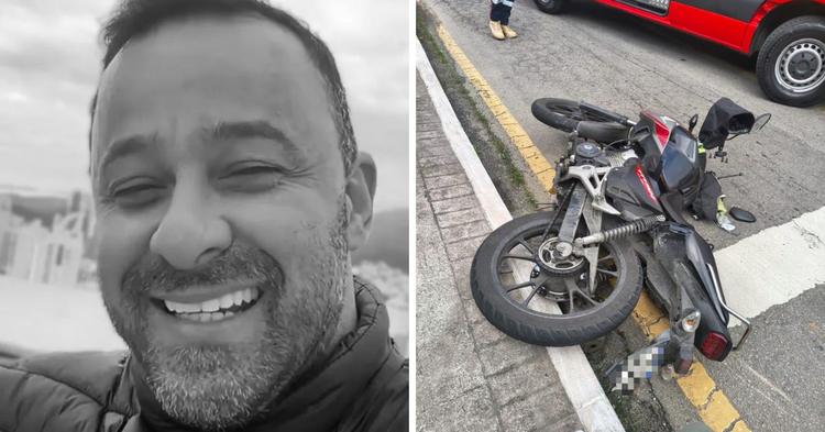 Motociclista de aplicativo morre dois dias após colisão contra carro em Balneário Camboriú