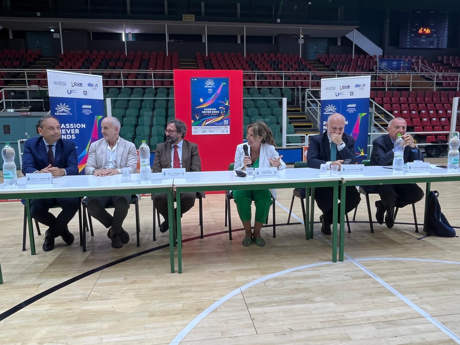 EUG Salerno 2026, Avellino scalda i motori: presentato il torneo di futsal al Pala Del Mauro