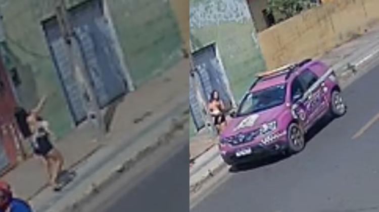VÍDEO: Mãe para viatura e policiais salvam bebê engasgado no Piauí