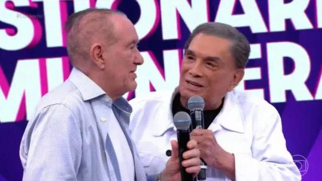 Dedé Santana faz 90 anos e reencontra Renato Aragão no Caldeirão com Mion