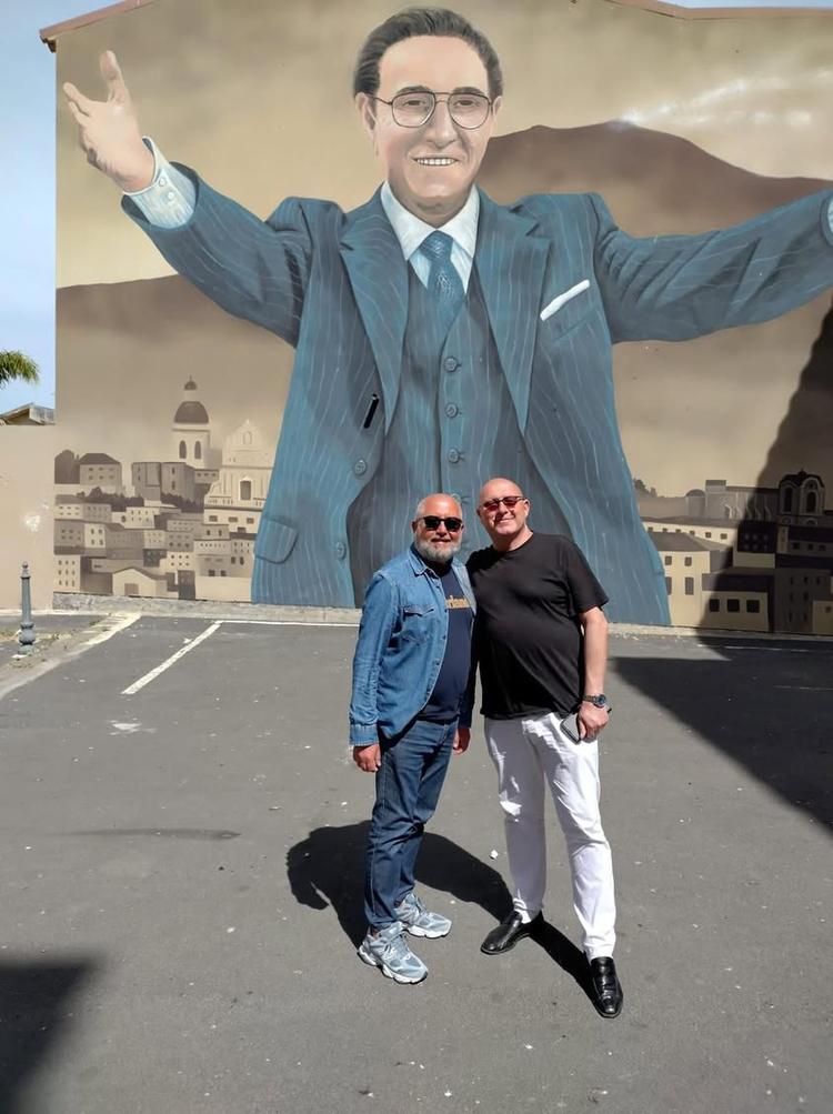 Alessandro Baudo, figlio del nostro amato Pippo, in visita a Militello in Val di Catania