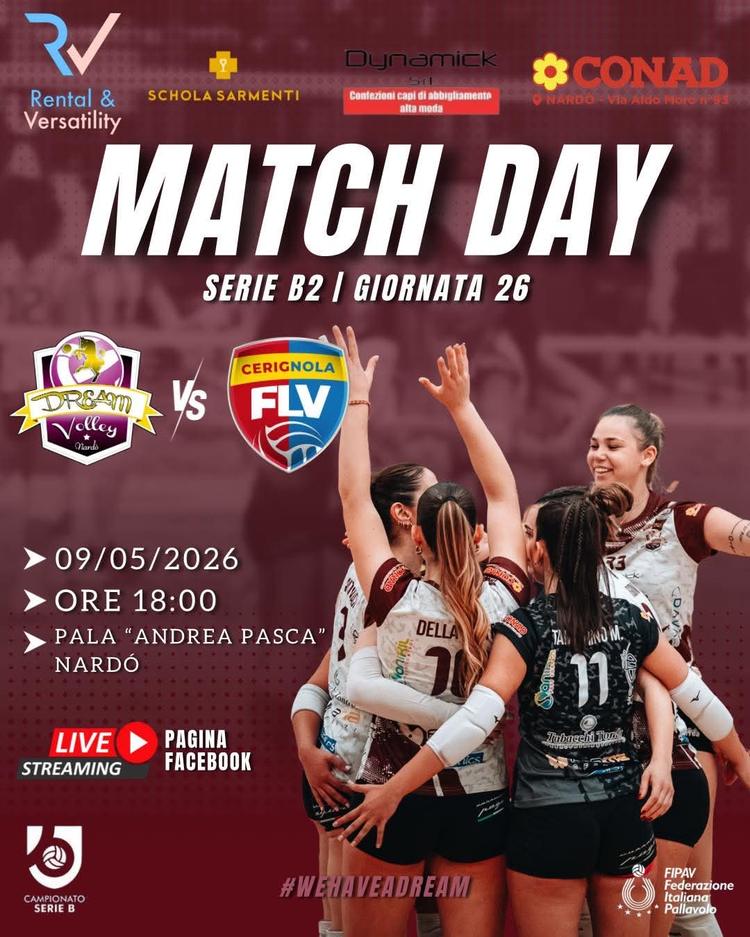Volley B2/F, Dream Nardò: con Cerignola sfida che può valere la B1