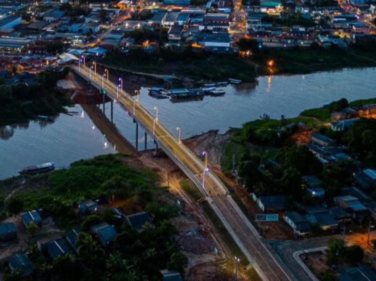 Ponte que custou R$ 36 milhões é interditada pouco mais de 2 anos após inauguração no Acre