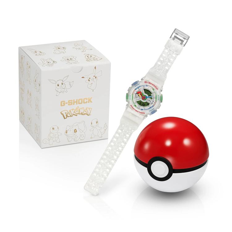 the pokemon gshock and box