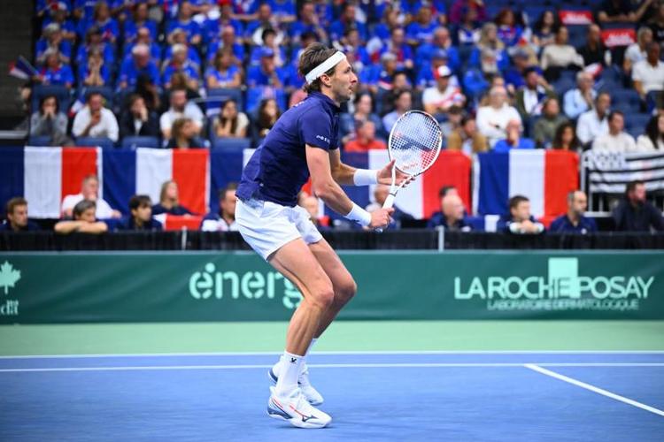 Arthur Rinderknech surpris d'entrée à l'ATP 500 de Bâle par l'invité suisse Jérôme Kym