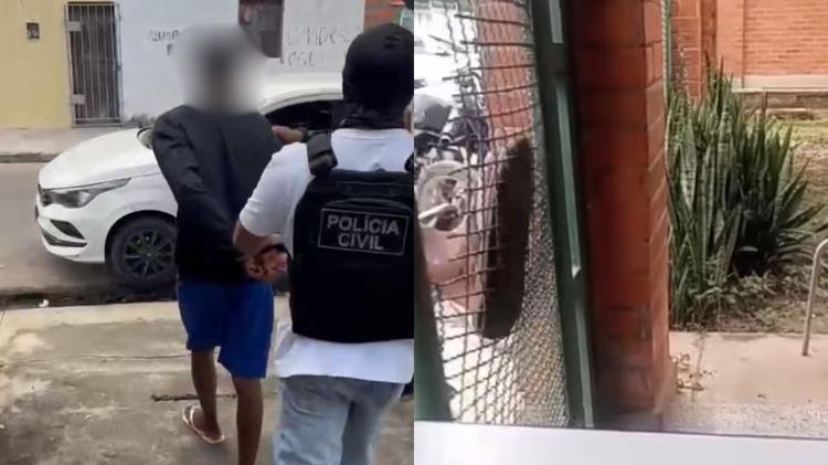 VÍDEO: Adolescente é apreendido após chutar grade e ameaçar diretora em escola de Teresina