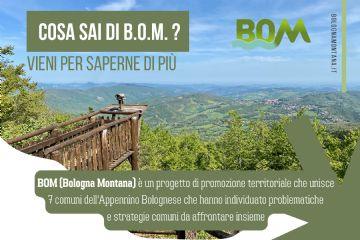 12/05/2026 - incontro pubblico per approfondire il progetto BOM - Bologna Montana
