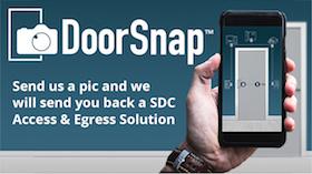 DoorSnap on the SDC App