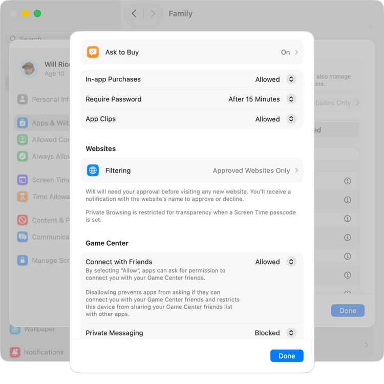 the ask to browse feature on macos