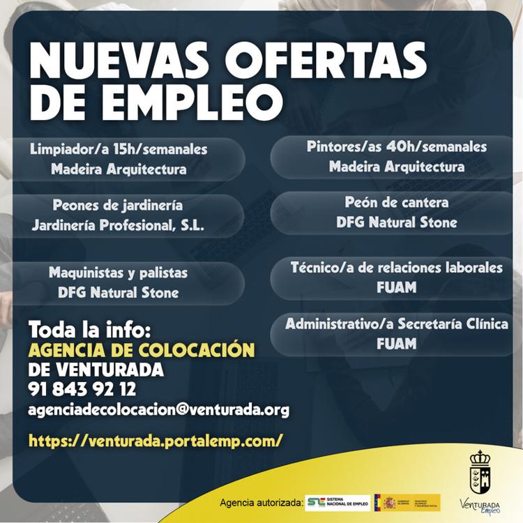 Nuevas ofertas empleo
