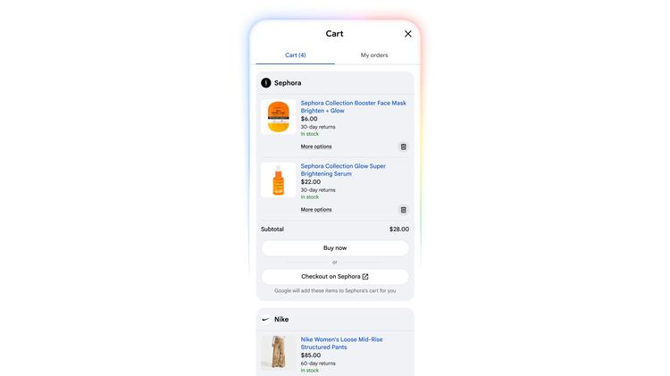 The Google universal shopping cart