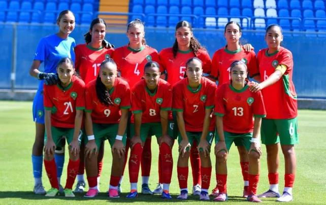المنتخب الوطني النسوي لأقل من 17 سنة يتعادل مع البرتغال برسم الألعاب المتوسطية