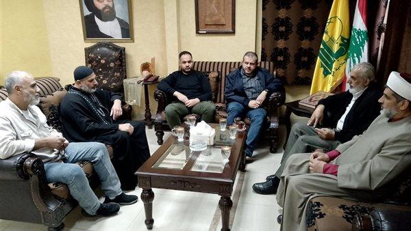 حزب الله عرض مع وفد مجموعة أهل الخير الأوضاع الإجتماعية في مخيم عين الحلوة