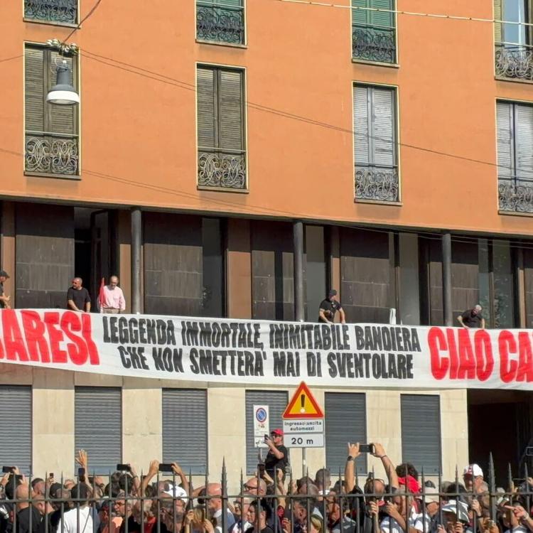 Milano saluta Franco Baresi: "Bandiera che non smetterà mai di sventolare"
