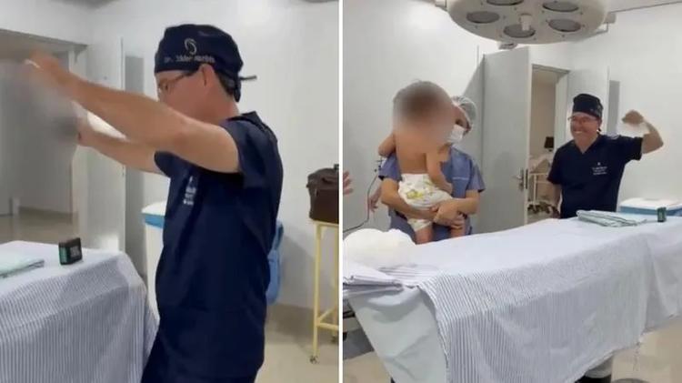 Médico dança para acalmar criança antes de cirurgia; vídeo