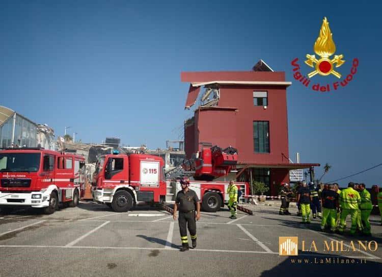Esplosione a Messina, crolla una palazzina a Pistunina: feriti e dispersi sotto le macerie