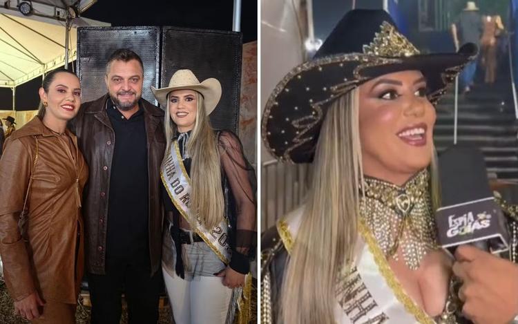 Revezamento por noite e cada gêmea em um andar: como é a rotina de trisal formado por rainha de rodeio, irmã e agricultor