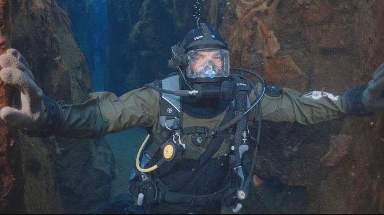 Thalassa, aventures extrêmes (France 5) - Diego Buñuel, plonge au coeur des fjords islandais