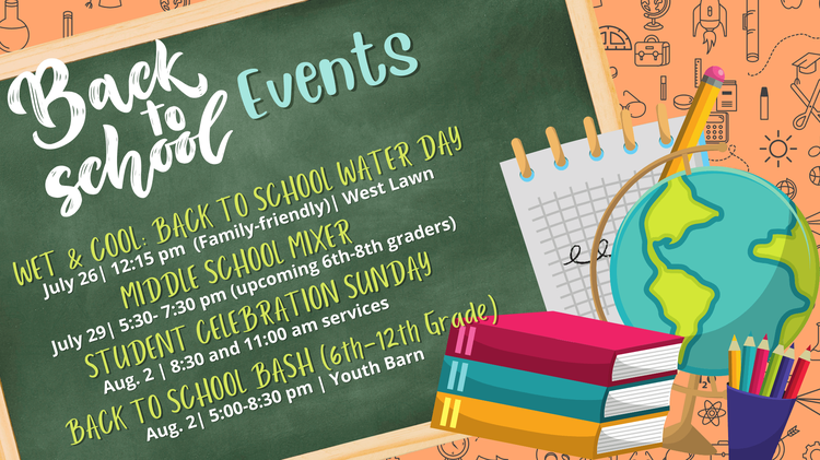 Back to School Save the Dates