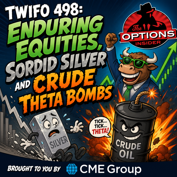 TWIFO 498: Enduring Equities, Sordid Silver and Crude Theta Bombs