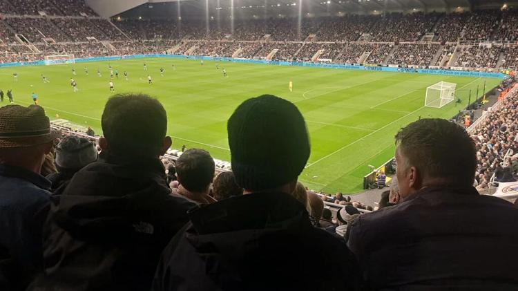 The Mag Pod Jamie Simon Hutch Watching Game St James' Park Newcastle United