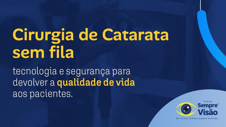 Sempre Visão viabiliza cirurgias de catarata sem fila para população do interior