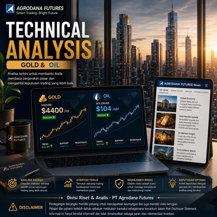 Technical Analysis Commodity (Gold, Crude Oil) 12 Juni 2026