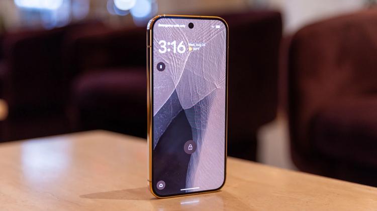 Google Pixel 11 Pro display turned on