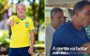 Após Lula defender cores nacionais para esquerda, Flávio fala em 'camisa do Bolsonaro' na Copa do Mundo