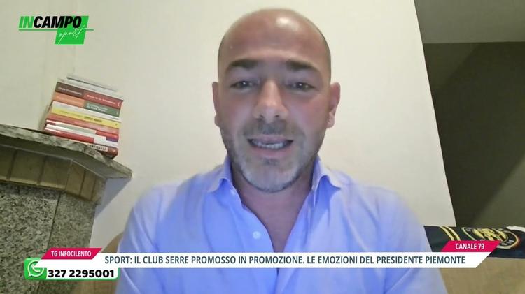 Sport: il club Serre promosso in Promozione. Le emozioni del presidente Giuseppe Piemonte