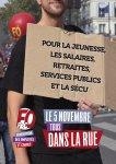 54 milliards euros d'économies, 54 milliards de raisons d'être en grève et dans la rue le 5&nbsp;novembre&nbsp;!