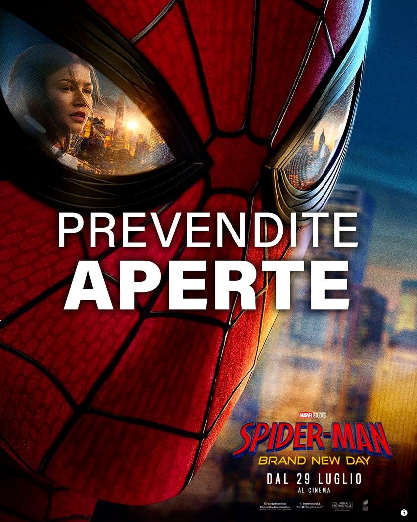🤩 Prevendite aperte! Da oggi potrai acquistare il tuo biglietto per #SpiderManBrandNewDay, in uscita nazionale dal 29 l...