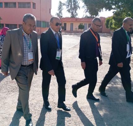 عامل إقليم قلعة السراغنة يتفقد مراكز امتحانات الباكالوريا ويطلع على الترتيبات التنظيمية لإنجاح الاستحقاق الوطني