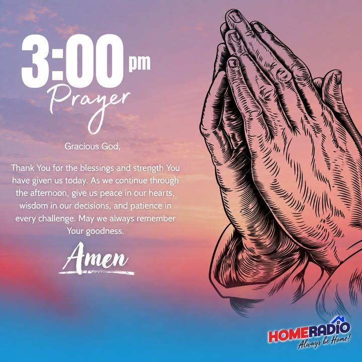 ☀️ 3:00 PM Prayer