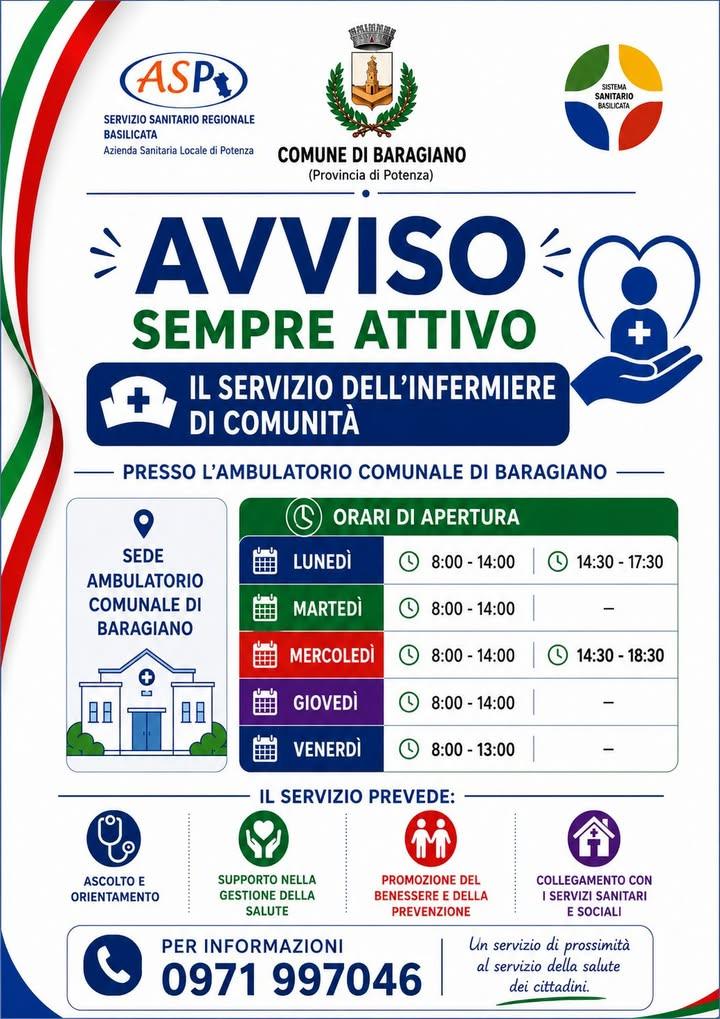 Amministrazione Comunale di Baragiano Posted