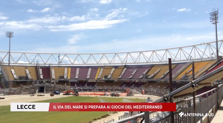 Lecce, il Via del Mare si prepara per i giochi del Mediterraneo