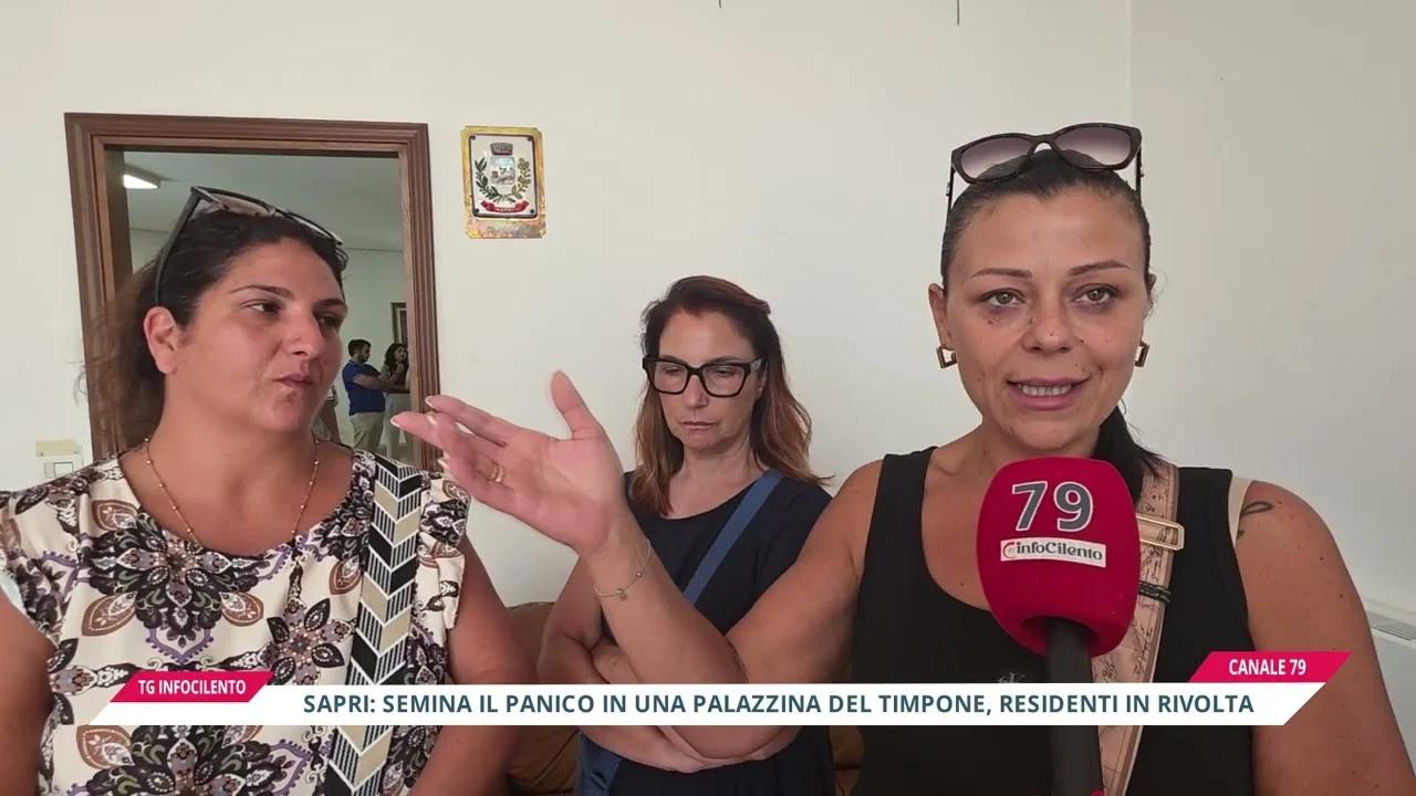 Sapri: semina il panico in una palazzina in località Timpone, residenti esasperati in rivolta