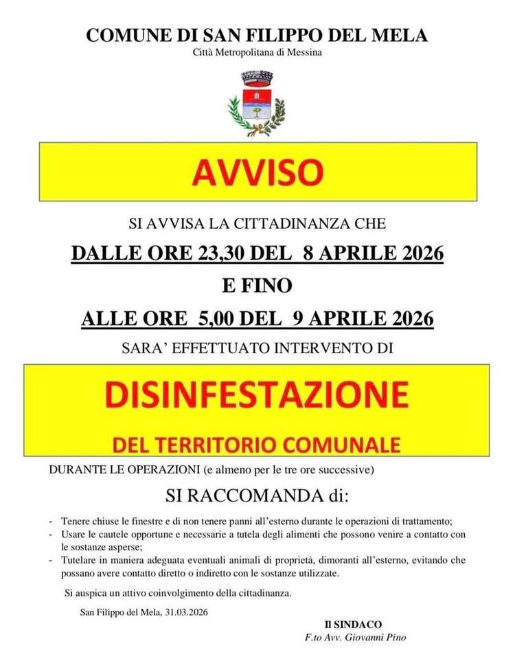 Città di San Filippo del Mela Posted