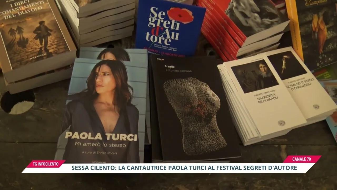 Sessa Cilento: la cantautrice Paola Turci al Festival “Segreti D’Autore”