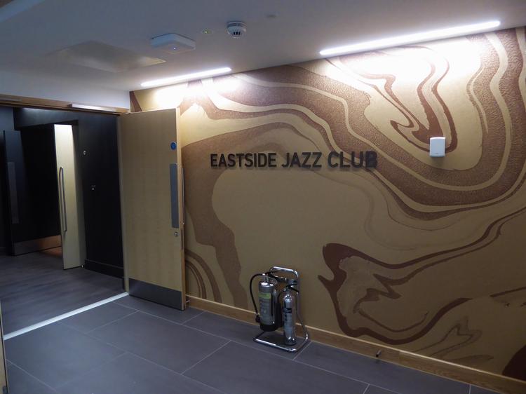 Inside the Royal Birmingham Conservatoire at Eastside Jazz Club. 
