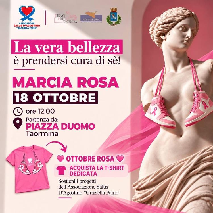 “La vera bellezza è prendersi cura di sé!” È questo il messaggio della Marcia Rosa, in programma il 18 ottobre alle ore...