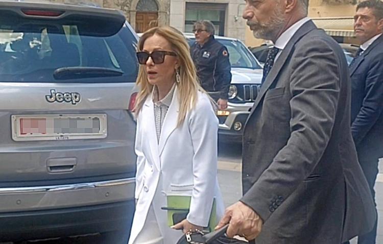 Meloni a Niscemi: "In Cdm 150 milioni per la sicurezza del territorio e gli indennizzi"