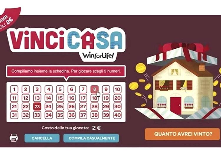 VinciCasa, centrato il premio da 500mila euro