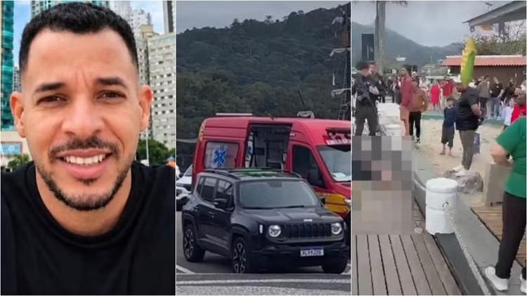 Homem é assassinado com tiro na cabeça próximo da praia e parque infantil em Balneário Camboriú