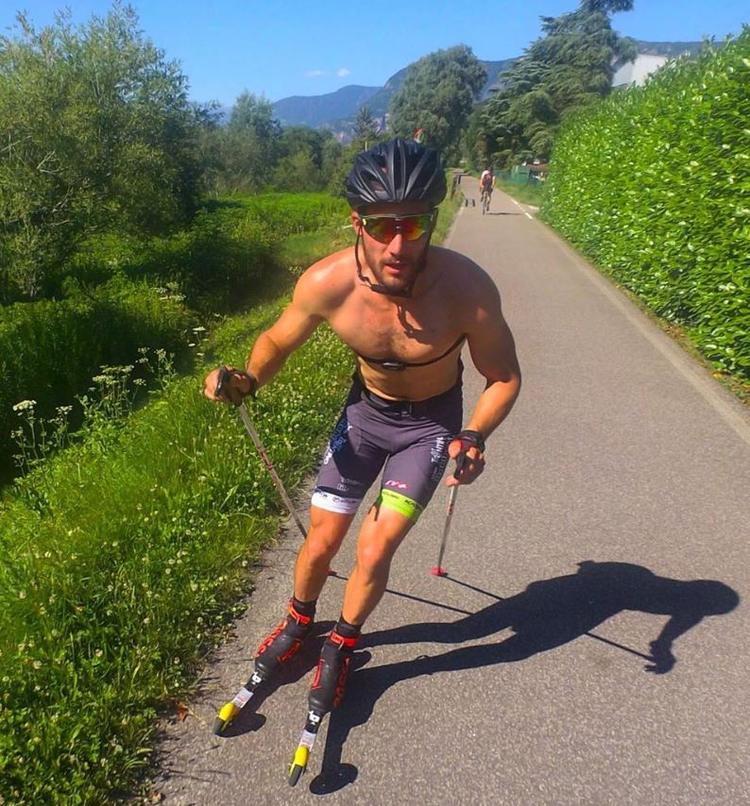 Matteo Tanel, rollerski, ski-roues