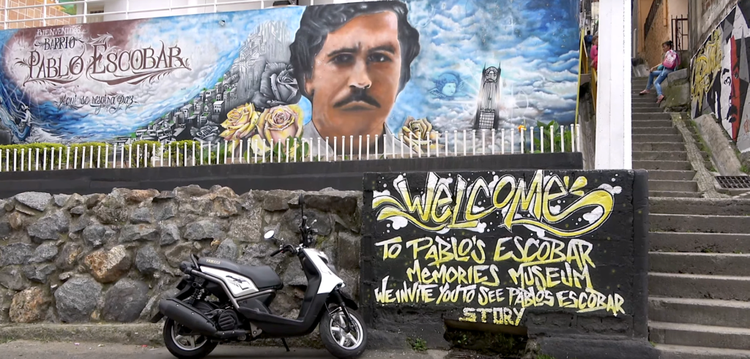 Pablo Escobar, Medellin, Colombia.