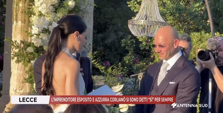 Lecce, L’imprenditore Pierfrancesco Esposito e Azzurra Corlianò si sono detti “sì” per sempre