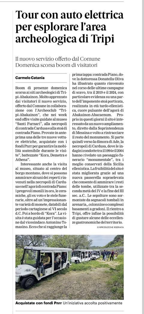 📰 Il servizio di accoglienza turistica, amorevolmente curato dall’Archeoclub, sempre più apprezzato dai Media ✌️✌️ @fan...