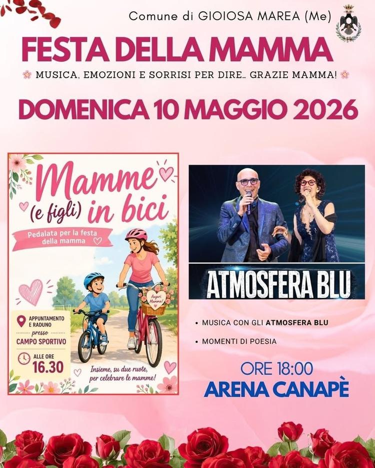 🌸 FESTA DELLA MAMMA 2026 🌸 Una giornata speciale dedicata a tutte le mamme… fatta di sorrisi, emozioni, musica e momen...