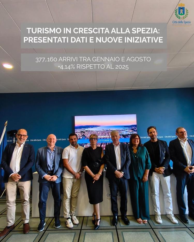 📈 Turismo alla Spezia: crescono arrivi e pernottamenti 📊 Cresce il turismo alla Spezia: l'Osservatorio turistico della...
